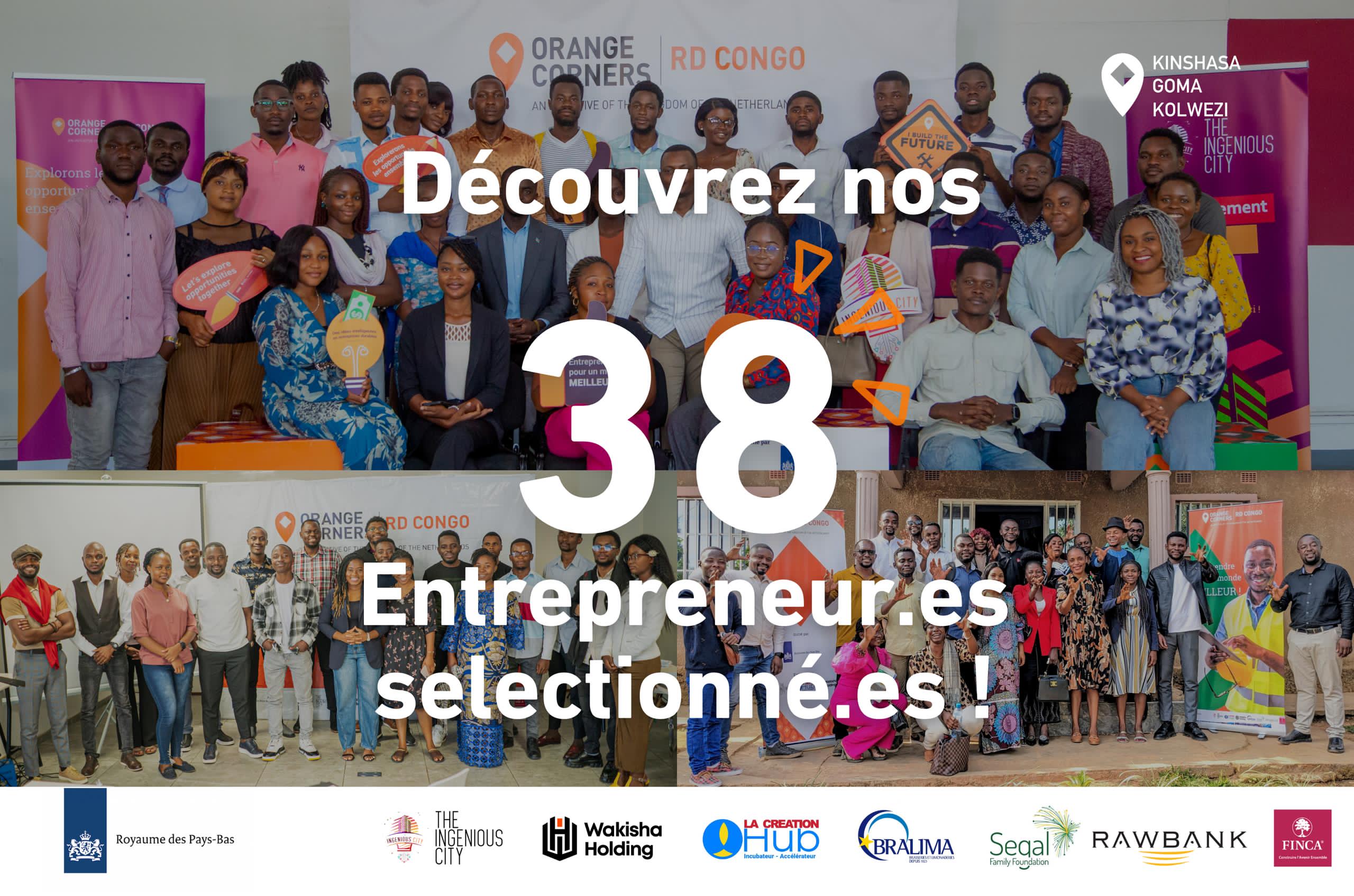 Découvrez les entrepreneur·es sélectionné·es pour la Cohorte 2025 d’Orange Corners RDC