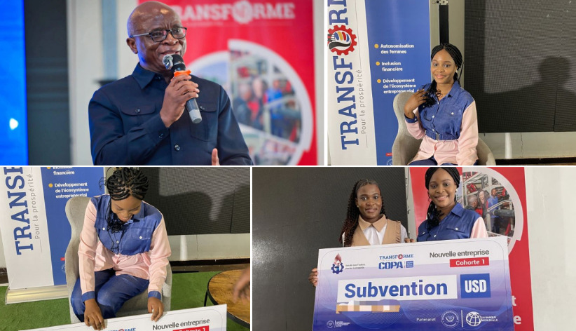 Zoom sur Prisca Cimbila : Tshisart distinguée — Projet TRANSFORME RDC