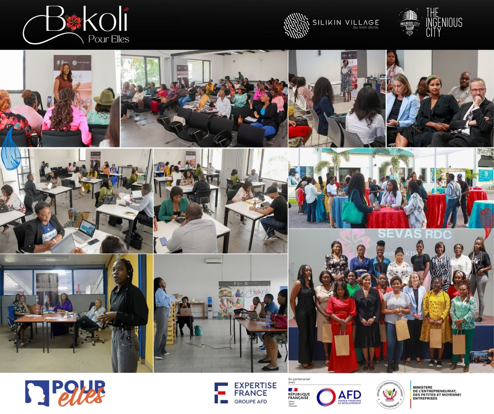 Ateliers, jury et entrepreneurs Bokoli Pour Elles