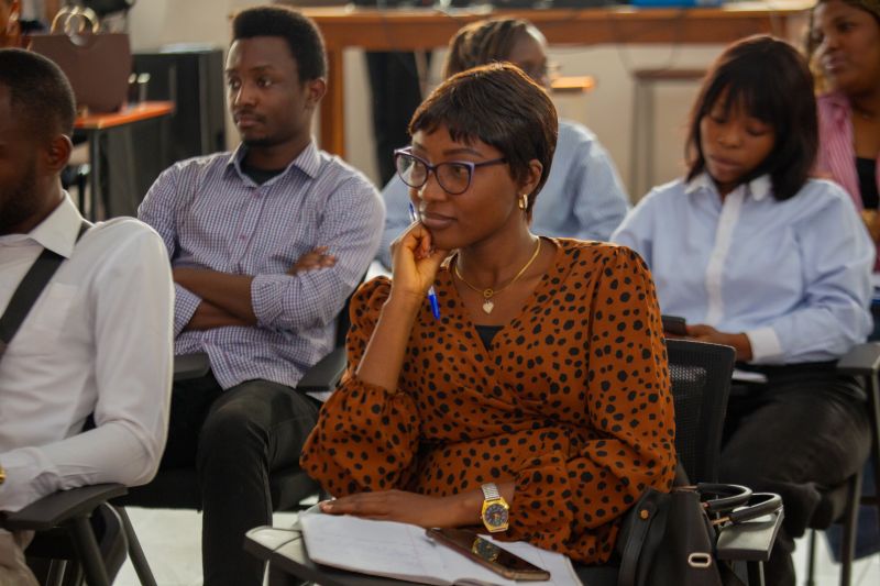 Participante Elikya Boost en formation