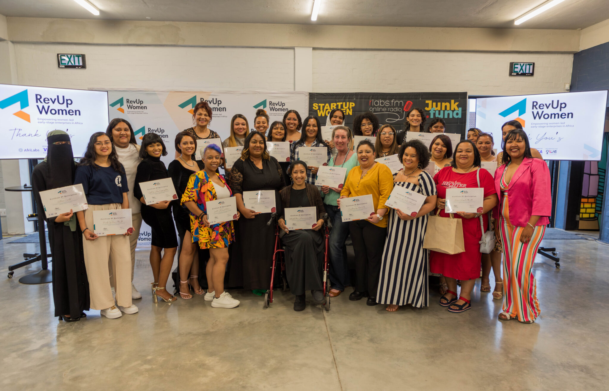 Graduation RevUp Women — entrepreneurs